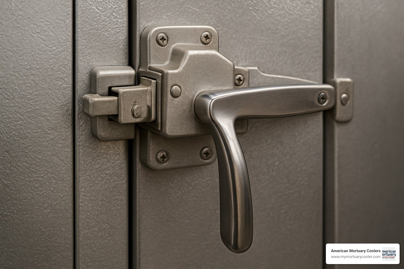 Step-by-Step Guide to Replacing a Walk-In Cooler Handle - American Mortuary Coolers & Equipments Step-by-Step Guide to Replacing a Walk-In Cooler Handle - American Mortuary Coolers & Equipments